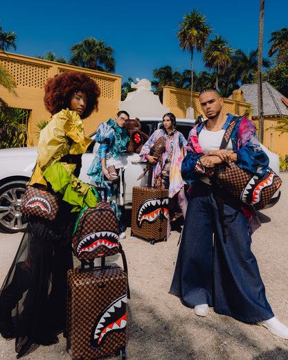 SPRAYGROUND® DUFFLE SHARKS IN PARIS GRIN & GRIND SHARK DUFFLE