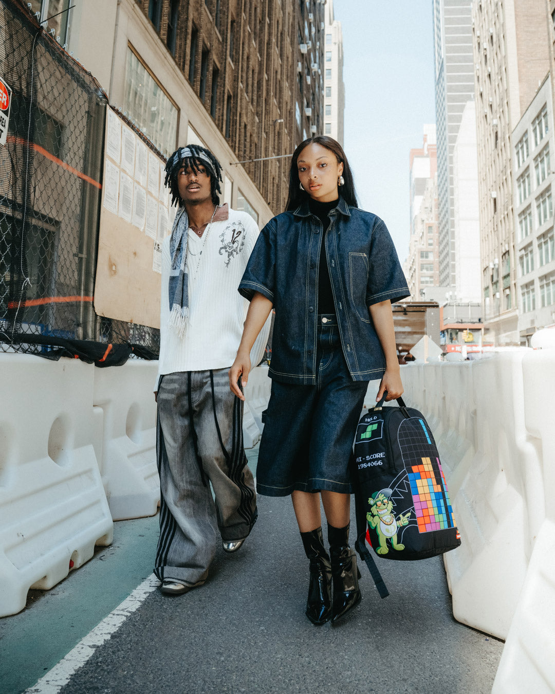 SPRAYGROUND® BACKPACK TETRIS WITH DIABLO AND MONEY BEAR BACKPACK