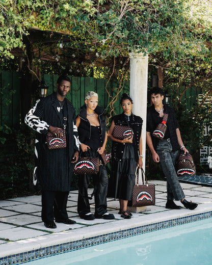 SPRAYGROUND® SLING SAWTOOTH SHARKS IN PARIS ONE-STRAP SLING