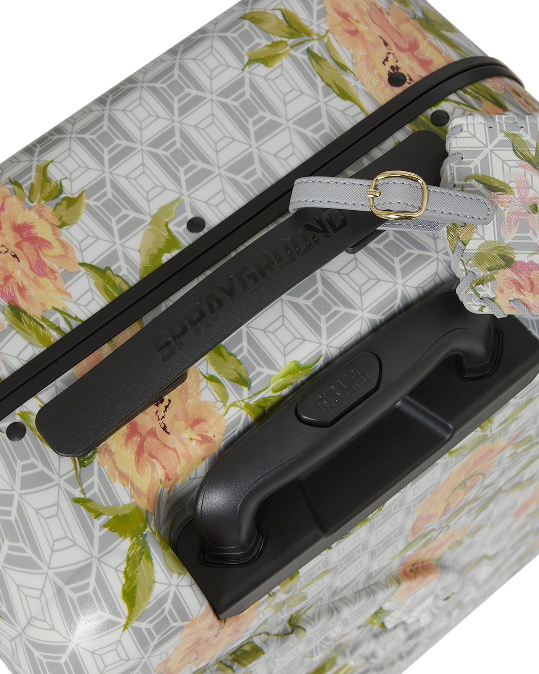 SPRAYGROUND® LUGGAGE A.I. AFRICAN INTELLIGENCE ELEGANT ENERGY CARRY-ON LUGGAGE - SANDFLOWER COLLAB